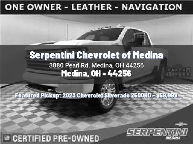 Serpentini Chevrolet of Medina