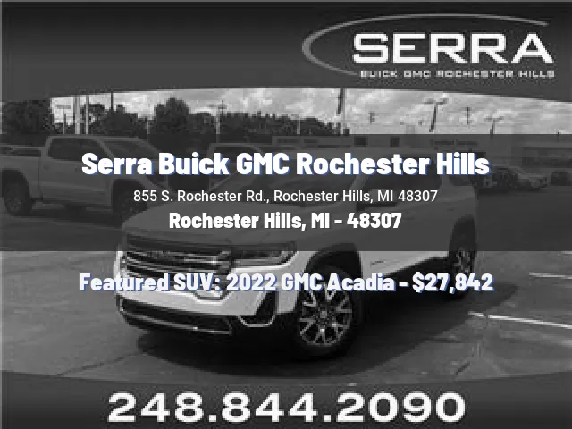 Serra Buick GMC Rochester Hills