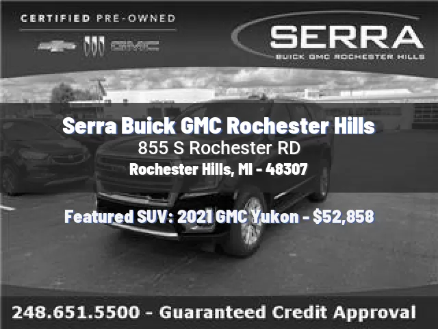 Serra Buick GMC Rochester Hills