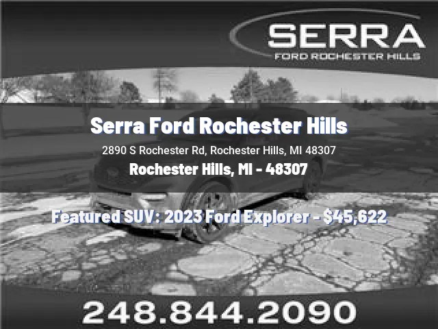 Serra Ford Rochester Hills