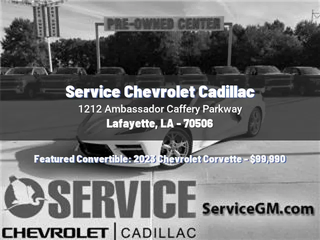 Service Chevrolet Cadillac