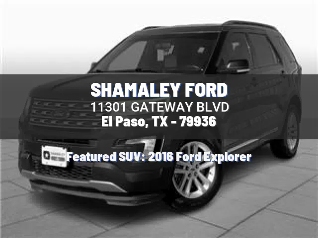 SHAMALEY FORD