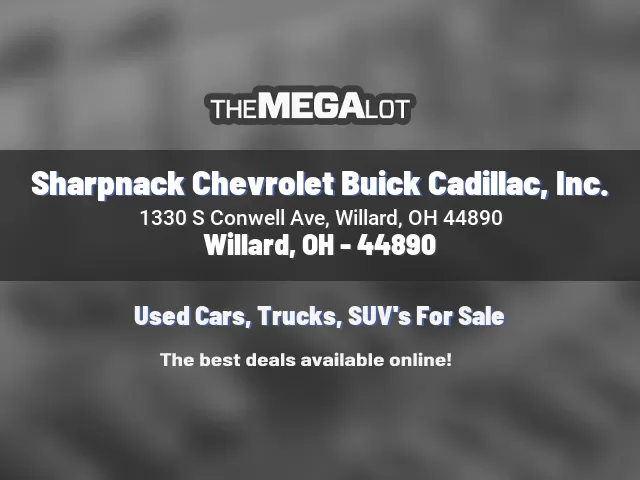 Sharpnack Chevrolet Buick Cadillac, Inc.