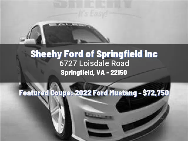 Sheehy Ford of Springfield Inc