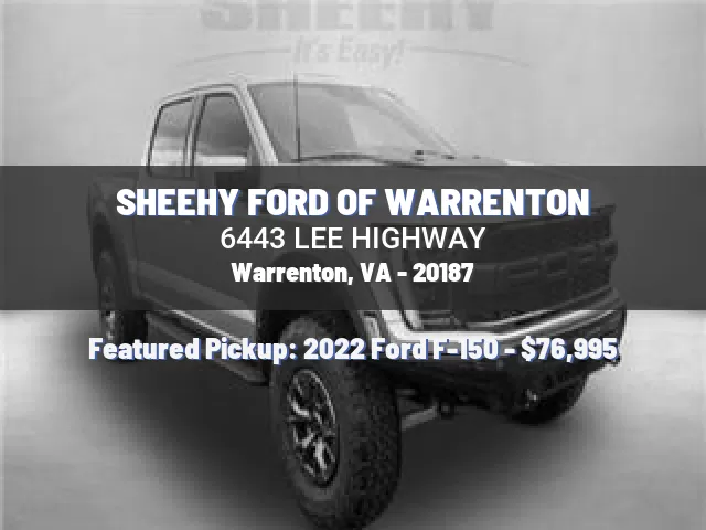 SHEEHY FORD OF WARRENTON