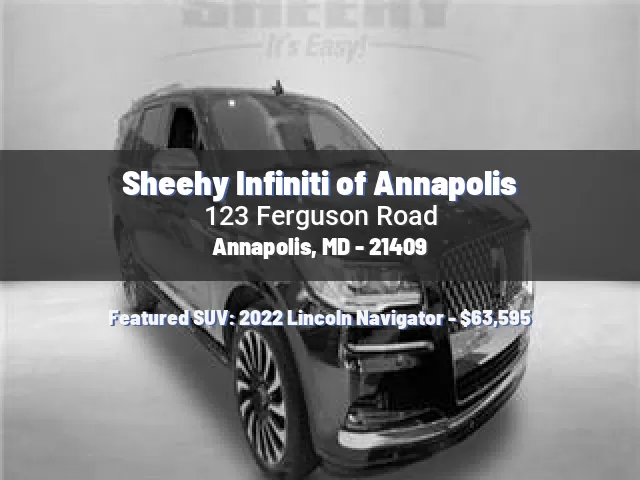 Sheehy Infiniti of Annapolis