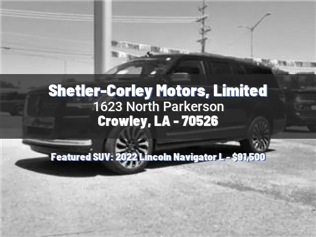 Shetler-Corley Motors, Limited