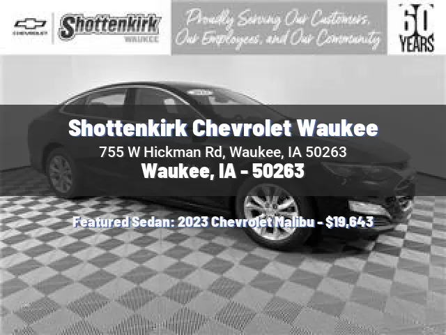 Shottenkirk Chevrolet Waukee