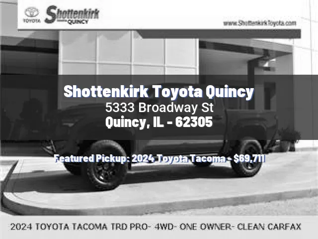 Shottenkirk Toyota Quincy