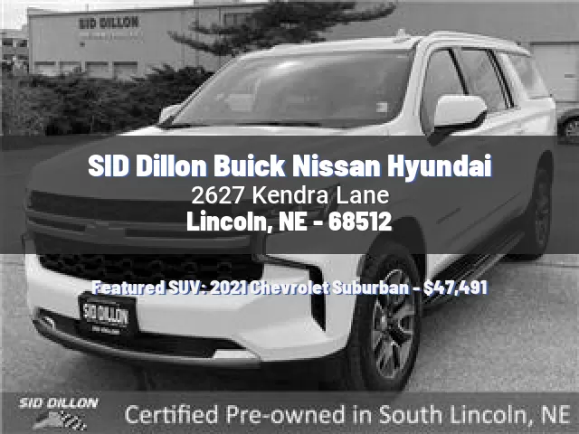 SID Dillon Buick Nissan Hyundai