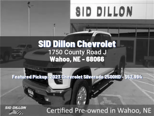 SID Dillon Chevrolet