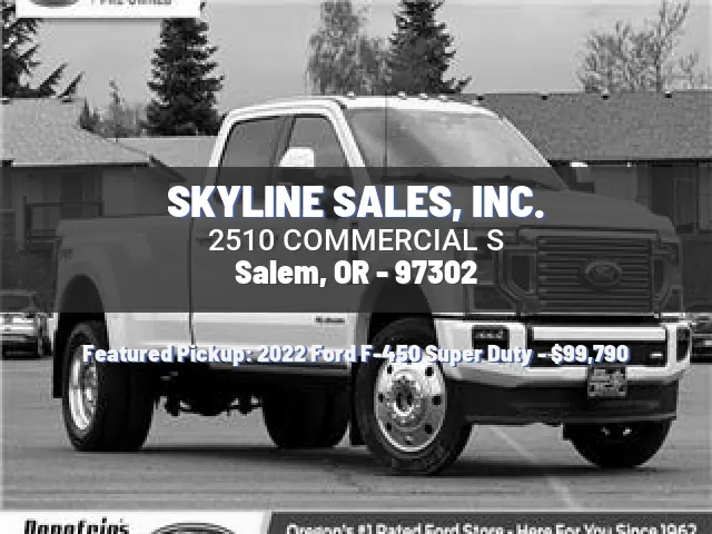 SKYLINE SALES, INC.