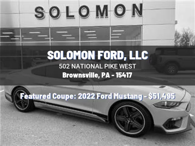 SOLOMON FORD, LLC