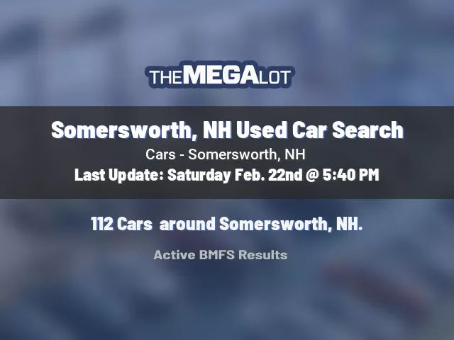 Somersworth, NH Used Car Search