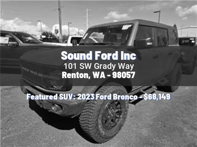 Sound Ford Inc