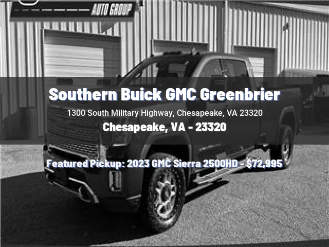 Southern Buick GMC Greenbrier