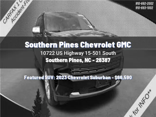 Southern Pines Chevrolet GMC