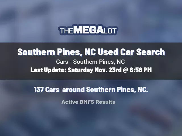 Southern Pines, NC Used Car Search