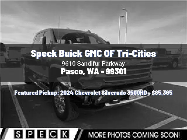 Speck Buick GMC OF Tri-Cities