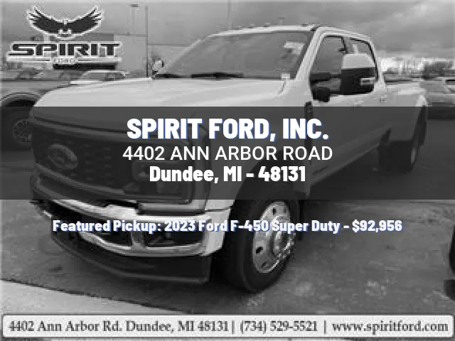 SPIRIT FORD, INC.