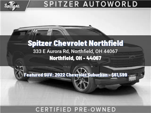 Spitzer Chevrolet Northfield