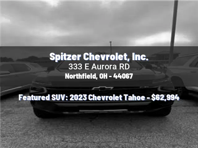 Spitzer Chevrolet, Inc.