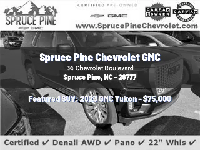 Spruce Pine Chevrolet GMC