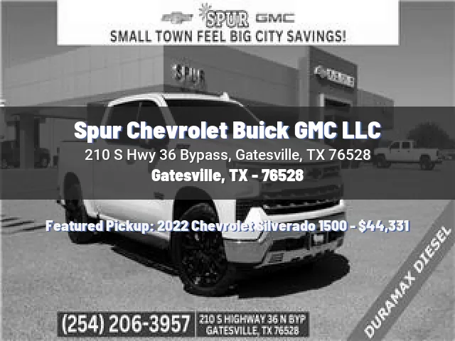 Spur Chevrolet Buick GMC LLC