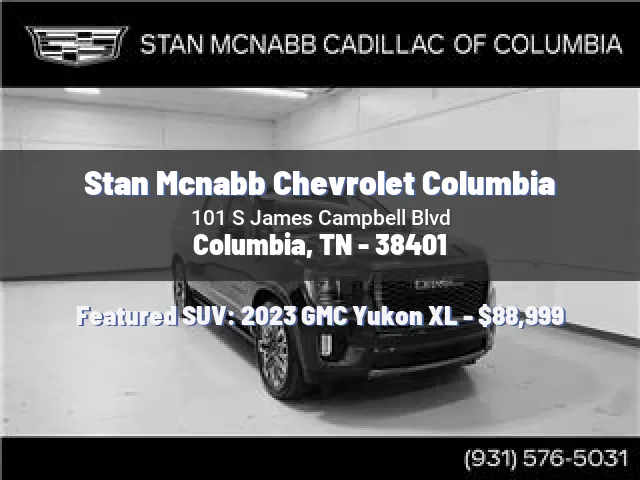 Stan Mcnabb Chevrolet Columbia