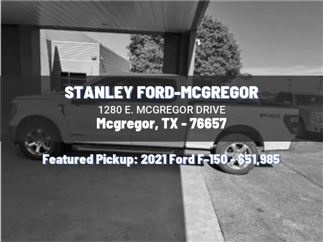 STANLEY FORD-MCGREGOR