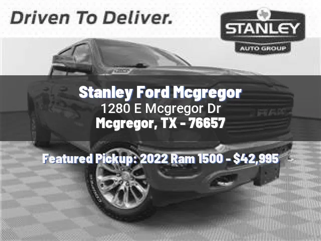 Stanley Ford Mcgregor