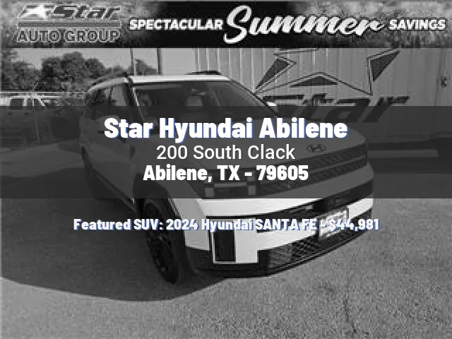 Star Hyundai Abilene