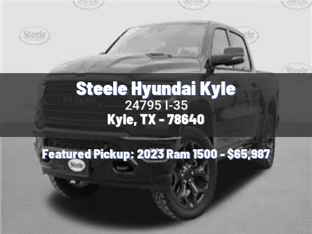 Steele Hyundai Kyle