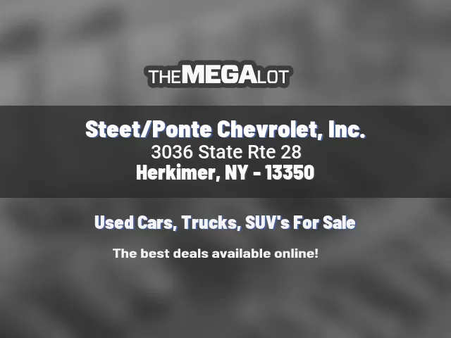 Steet/Ponte Chevrolet, Inc.