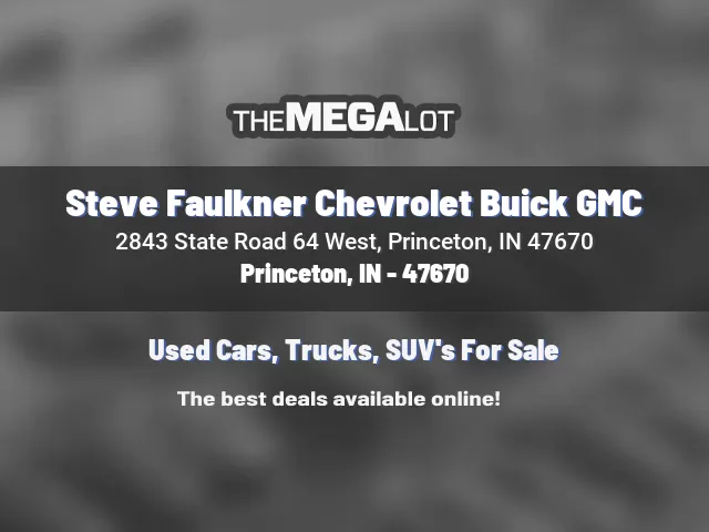 Steve Faulkner Chevrolet Buick GMC