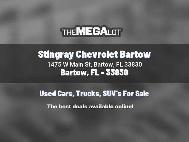 Stingray Chevrolet Bartow