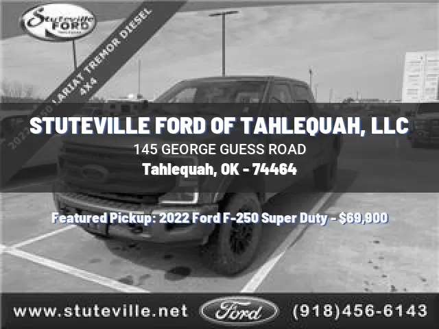 STUTEVILLE FORD OF TAHLEQUAH, LLC