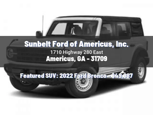 Sunbelt Ford of Americus, Inc.