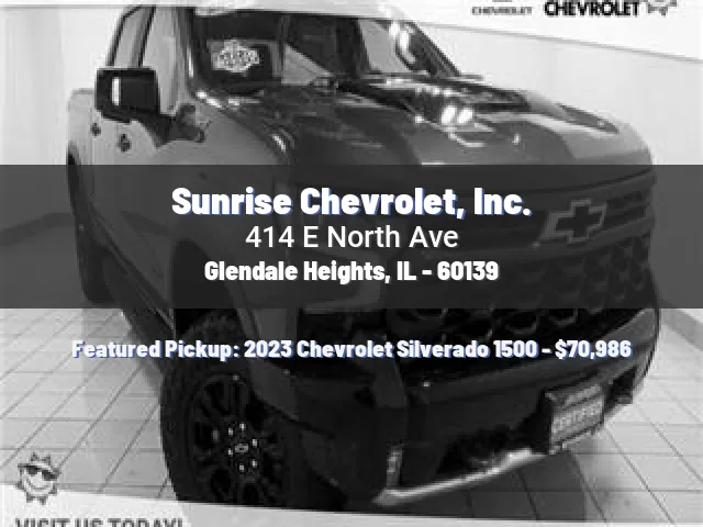 Sunrise Chevrolet, Inc.