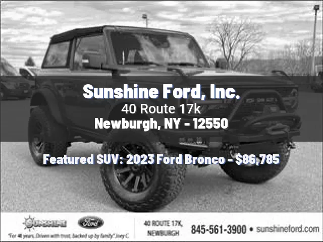 Sunshine Ford, Inc.