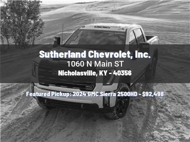 Sutherland Chevrolet, Inc.