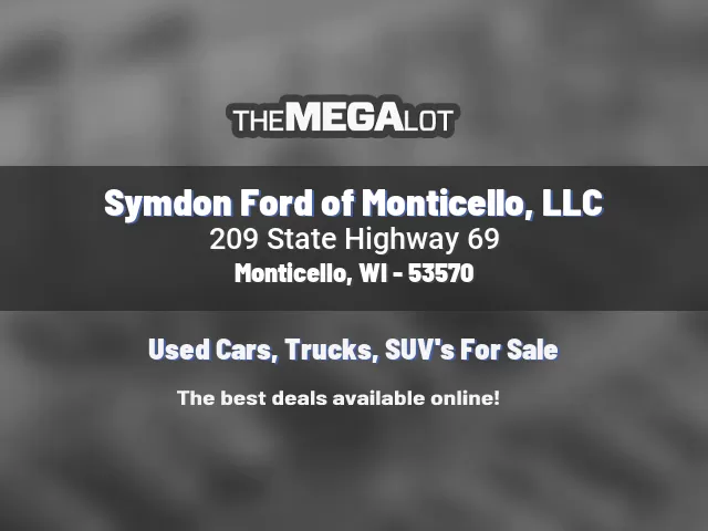 Symdon Ford of Monticello, LLC