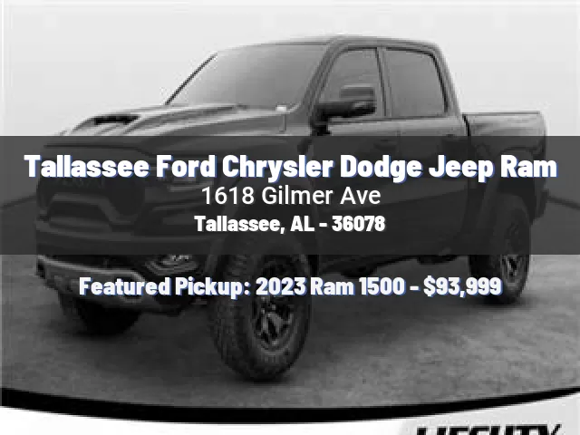 Tallassee Ford Chrysler Dodge Jeep Ram