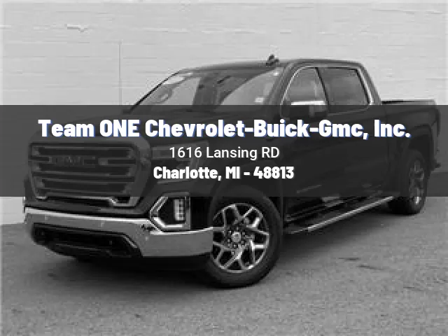 Team ONE Chevrolet-Buick-Gmc, Inc.