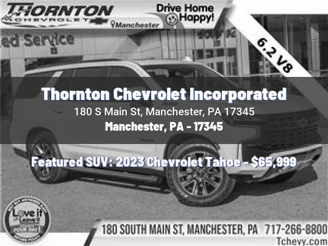 Thornton Chevrolet Incorporated