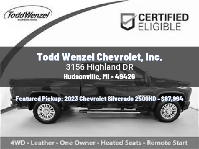 Todd Wenzel Chevrolet, Inc.