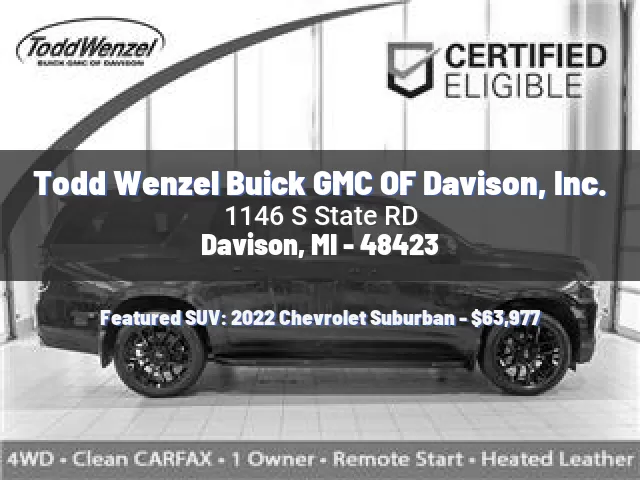 Todd Wenzel Buick GMC OF Davison, Inc.