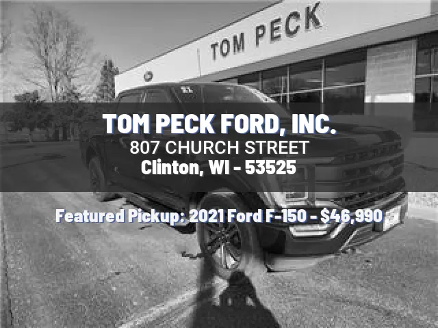 TOM PECK FORD, INC.