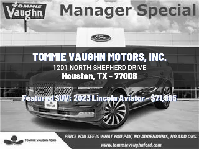 TOMMIE VAUGHN MOTORS, INC.