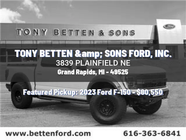 TONY BETTEN & SONS FORD, INC.